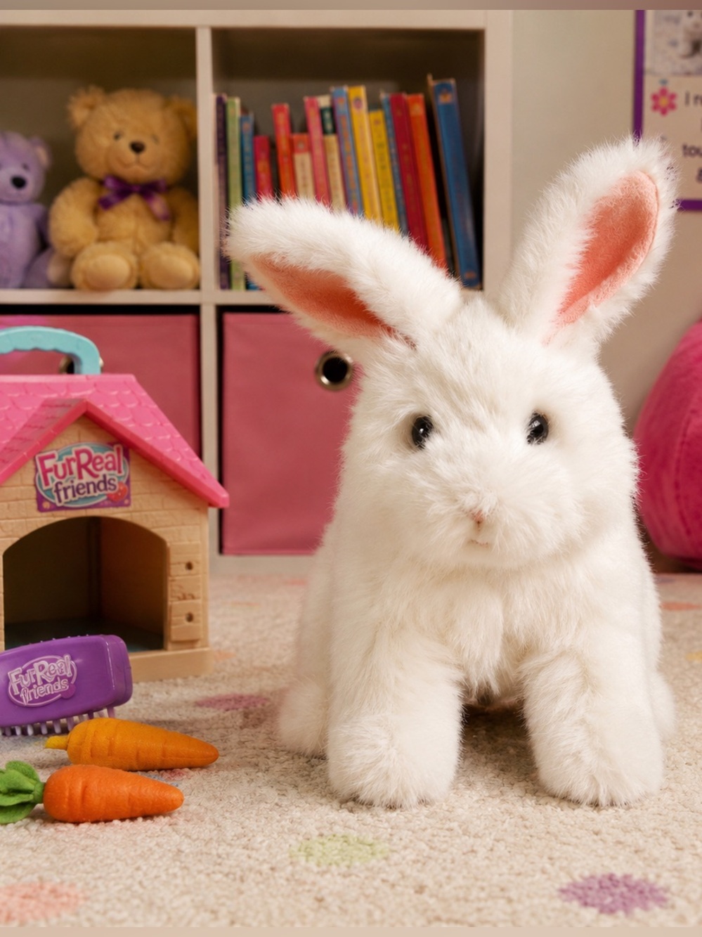 Fur Real Friends‎ White Bunny Rabbit Animated